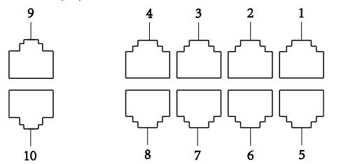 DS-KAD308(-P)解码分配器网口示意图